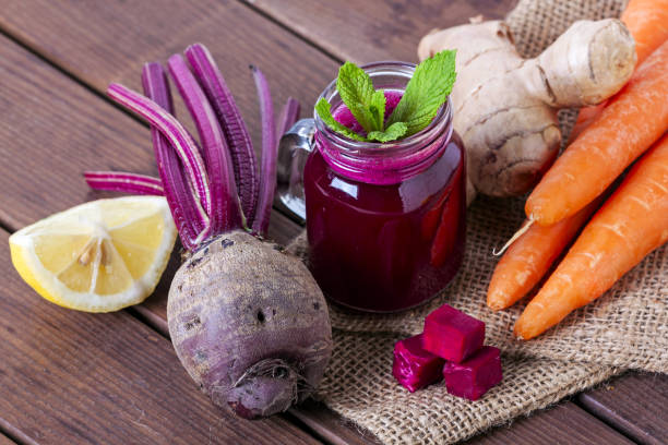 Laranja, cenoura e Beterraba